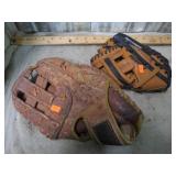 2-- BASEBALL GLOVES