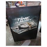 TIME IS MONEY WALL PRINT