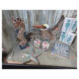 ASSORTED BEACH DECOR