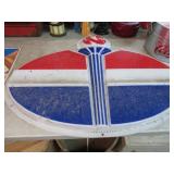 40 X 30 AMOCO SIGN -- CRACK AT TOP
