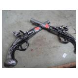 FLINTLOCK PISTOL WALL DECOR
