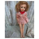 VINTAGE DOLL & CLOTHES