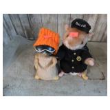 2-- ANIMATED GROUND HOGS