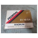 5-- 10ga 3 1/2" 00 BUCKSHOT AMMO