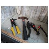 WIRE & TUBING CUTTERS, HAMMER & RIVET GUN