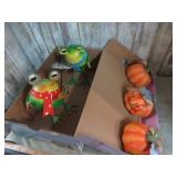 FROG & PUMPKIN DECOR