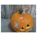 CERAMIC JACK-O-LANTERN