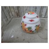 HAND PAINTED BOWL W/ LID