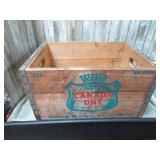 WOODEN CANADA DRY CRATE
