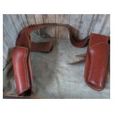 HUNTER DOUBLE PISTOL GUN BELT & HOLSTERS