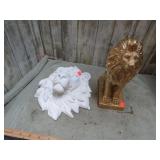 LION FIGURINE & WALL DECOR