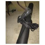 10' X 10' BACK DROP CURTAIN & BLACK ROLL OF FABRIC