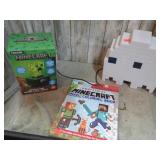 MINECRAFT LIGHT, CLOCK & BOOK