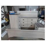 KING SLEIGH BED, CHEST, DRESSER & NIGHT STAND