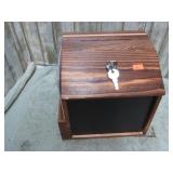 SUGGESTION BOX W/ CHALK & WHITE BOARDS