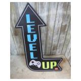 LEVEL UP GAMER WALL DECOR