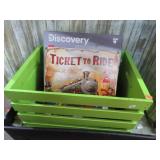 TRACING TABLET & TICKET TO RIDE GAME