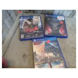 3-- PS4 GAME DISCS