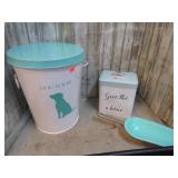 DOG BONE, FOOD CONTAINERS & SCOOP