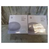 2-- GOOGLE HOME MINI'S