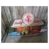 COCA COLA DINER CLOCK