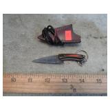 CUSTOM DAMASCUS SHEATH KNIFE