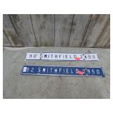 2-- SMITHFIELD VA TAGS