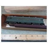 MODEL TRAIN STREET CAR & ENGINE