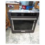 KITCHENAID BUILT IN CONVECTION OVEN W/ OUTER DAMA