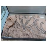 VINTAGE ALEXANDER BEEGLE DRESS w/glass beads