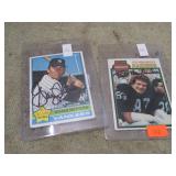 CRAIG NETTLES * TED HENDRICKS SIGNED CARDS
