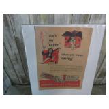 VINTAGE PLANTERS PEANUT ADVT