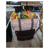 ROLLING CART W/ SCRAP BOOKING SUPPLIES & FLOWERS