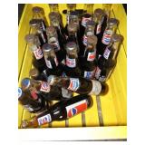 WOODEN CRATE & PEPSI BOTTLES