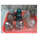 9-- GLASS INSULATORS