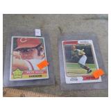 2-- PETE ROSE BASEBALL CARDS