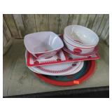 COCA COLA DISHES & TRAY
