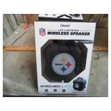 3-- NFL STEELERS BLUETOOTH SPEAKERS