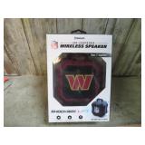 3-- NFL COMMANDERS BLUETOOTH SPEAKERS