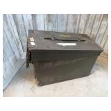 AMMO CAN & 9MM SPENT CASES