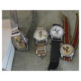 4-- MICKEY MOUSE WATCHES