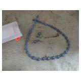 BEADED NECKLACE & EARRINGS