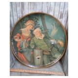 24" FALSTAFF BEER METAL WALL CHARGER TRAY