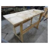 WOOD WORKERS WORK BENCH W/ VISE