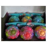 6pk-- PUZZLE AMSSAGE BALLS