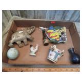 ASSORTED FIGURINES, ETC