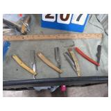 4-- VINTAGE STRAIGHT RAZORS