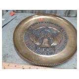 BRASS OR BRONZE US BICENTENNIAL PLAQUE