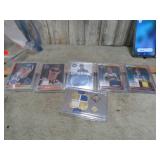 6-- NASCAR DRIVER RACE SUIT SWATCH CARDS