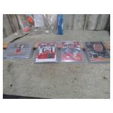 4-- NASCAR DRIVER SUIT SWATCH CARDS